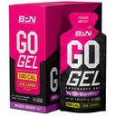 NALEŻY WYMAGAĆ BARE, BPN Go Gel Endurance, 24 g węglowodanów i 100 kalorii na opakowanie, Vegan + Gluten Free Running Gel, 10 opakowań jednorazowych, Mieszane Berry