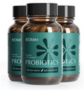 Bioma Probiotyki - Probiotyk Żywność Zdrowie - Gut Support for Men & Women with Xylooligosacharydes, Tributyrin & Bifidobacterium - Vegan & Gluten Free - 180 Kapsułki uwalniające opóźnione (90- Day Supply)