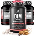 Suplement DIM 400 mg z Myo & D- Chiro Inositol, Dong Quai - Suplementy PCOS - Hormon równowagi dla kobiet - Suplementy płodności - Suplement Inositol - 240 Czapki