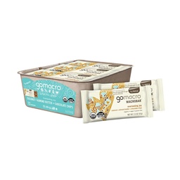 GoMacro MacroBar Organic Vegan Protein Bars - Kokos + masło migdałowe + Czekoladowe chipsy (2.3 Ounce Bars, 12 Count)