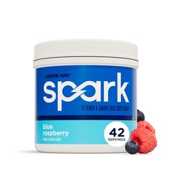 AdvoCare Spark - Energy Drink Mix - Suplement witaminy i aminokwasów - Wsparcie energii i skupienia - Przenośne wsparcie immunologiczne - Bez cukru - Niebieski Malina (10.5 oz)