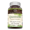 Quercetin 500 mg 120 Veggie Suplement kapsułki DEV124; Non- GMO DEV124; Gluten Free EV124; Made in USA