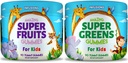 Infuzje Super Owoce i Super Zielone Gummies dla dzieci 180 Hrabia Superfood Mieszanka Miękka i Pyszne Gluten Free Non-GMO