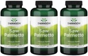 Swanson Saw Palmetto - Herbal Supplement Promotion Mężczyzna Prostate Health Support - Natural Hair Supplement & Supplement Urnary Health Supplement (540 mg 250 kapsułek) (3 opakowania)