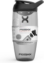 Promixx Pursuit Protein Shaker Butelka (24 oz) - Silent No- Ball Mixer, Leak- Proof Lid, BPA / BPS & Phthalate- Free ECOZEN - Easy- Clean Shaker Cup for Protein Shakes, Pre & Post- Workout Smoothies