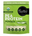 Healthier Comforts Unflavored Pea Protein Powder - Niski Sodu (1 lb.) 124; USA dorosły i przetworzone 124; 100% Proszek białkowy na bazie roślin 124; Kosher, Gluten Free, Non-GMO, Keto Friendly (16oz)