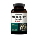 NatureBell Magnesium Taurate - 240 Capsules - 1,500mg High Absorption Chelated Formula - with Amino Acid Taurine - Heart Health, Nervous System, Muscle & Bone Health Support*