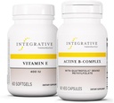 Interaktywny zestaw terapeutyczny z aktywnym kompleksem B-, 60 Kapsułek i witaminy E, 60 Softgeli - Aktywny kompleks B- w celu wspierania metabolizmu energii * - Witamina E w celu wspierania zdrowia i aktywności przeciwutleniającej serca *