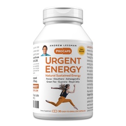 ANDREW LESSMAN Pilna energia 30 Kapsułki - Zapewnia bezpieczne, zdrowe środki poprawy poziomów energii i uczucia Well- Being, Zielona herbata, Guarana, Ginseng, Royal Jelly, Ashwagandha, B- Complex