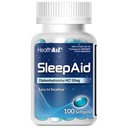 HealthA2Z Sleep Aid, Difenhydramine Softgels, 50mg, Supports Deeper, Resteful Sleeping, Non Habit- Forming (100 Liczby)