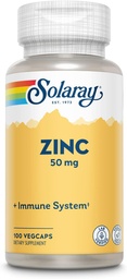Cynk 50 mg Solaray 100 Cap - opakowanie po 3