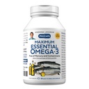 ANDREW LESSMAN Maksymalne niezbędne Omega-3 Unflavored, 30 Softgels - Ultra- Czysty Omega-3 Olej rybny 1200 mg- High DHA, Brak suplementu rtęci - Małe, Łatwe do połykania oleju z ryb kapsułki