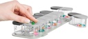 Sagely Smart XL Weekly Pill Sorter Agregat 124; Easy- to- Use Extra Large Weekly Pill Organizer Agregator 124; 12 "x 4" x 2 "AM / PM 2 Times a Day Weekly Magnetic Pill Organizer (White / Gray)