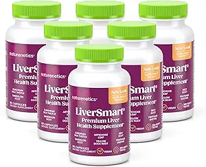 Smart - Liver Cleanse & Repair Formuła z European Milk Thistle, Silymarin, Artichock, Dandelion, Yellow Dock Root, Beet Root - Supplement to Aid, Renew and Support Liver Health (6)