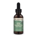 Dr Mercola Saw Palmetto Liquid Drops, 2 Fl. Oz. (60 ml), 30 Sług, Suplement diety, Wspiera Normalne procesy detoksykacji, Nie- GMO, Certyfikowany USDA Organic