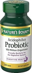 Nb Acidophilus Size 100 s Bounty Acidophilus Probiotic Tablets 100 Count