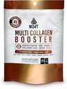 Multi Colagen Booster Proszek - Dodatkowa siła Kolagen Suplement z dodatkiem Keratyny, Biotin, Kwas hialuronowy, Witamina C & Silica - Dodatkowe składniki odżywcze do włosów, paznokci, & Skóra -1 Funt