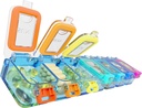 BEXEEN Cotygodniowy lek Pill Organizator wodoodporny 7 Dzień duży pill Pudełko Codzienny pill Case Cute Witamina Organizer Przenośny pojemnik na tabletki Podróże Holder XL Suplement leków Dispenser jeden dzień