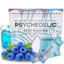 Easy Alternative z Buzz - Calming Kava Drink Mix (14x5.5g) Flavored Kava Proszek - Calming Drink Powder Pakiety - Easy Open Single Serving Drink - 14 Pakiety uspokajające - Blue Malina
