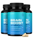 Nootrix Brain Boost Nootropic Supplement Adresat 124; Wspomaga pamięć, mentalne skupienie, Cognitive Health & Energy Adresat 124; Promuje zdrowy nastrój & funkcje mózgu 124; Ginkgo Biloba & DMAE 124; 180 Kapsułki