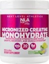 Jej jednowodzian kreatynowy mikronizowany dla kobiet (30- 5g Służenie) -Wielki degustacja cytryny limonowej Sorbet Flavored- Lean Muscle Growth & Workout Recovery, Boost Performance- Wegan, Brak wzdęcia lub zatrzymanie wody