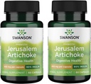 Swanson Prebiotyczny Karczoch Jerozolimski - 90% Inulina 400 mg 60 Czapki (2 opakowania)
