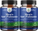 Saw Palmetto for Men with Beta Sitosterol - Saw Palmetto Extract Prostate Supplement for Men 's Health & Better Bladder Control Plus Restauring Supplement for Hair Health for Men - 2 Pack