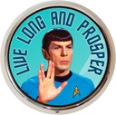 Oryginalne Star Trek Spock Leonard Nimoy Pill Box - Compact 1 lub 2 Communation Medicine Case