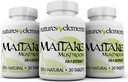 Maitake Mushroom - Opakowanie po 3 - 10: 1 Ekstrakt - 500mg tabletki - Standaryzowane 30% Polisacharydy - 1 Miesiąc dostaw Każdy - 100% Naturalny, Vegetarian Safe