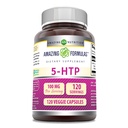 Amazing Supples 5- HTP (Hydroxytryptofan) Supplement DEVE 124; 100 Mg Per Serving Between 124; Veggie Capsules EVE 124; Non- GMO DEVE 124; Gluten Free EVE 124; Made in USA (1 Pack, 120 Count)