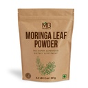 MB Herbals Moringa Leaf Powder 8 oz (227g / 0,5 LB) XI124; 100% Pure Moringa Powder XI124; Easy Mixes in Drinks & Smoothies XI124; Brak środków konserwujących