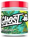 GHOST Zielony Proszek, Lim - 30 Służenia - 19 Zielone i czerwone owoce, Warzywa, Spirulina, & Chlorella, Prebiotyki, 10 Miliard CFU Probiotyczne i Enzymy Digestive - Bez glutenu