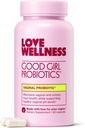 Love Wellness Good Girl Probiotyka 124; Kobiece zdrowie pochwy i pH Równowaga Suplement Bilans 124; Probiotyczne dla Traktu moczowego, Yeast, Odor & Immune Support Bilans 124; Bez glutenu 124; 30-Day Supply