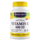 Zdrowe Początki Witamina E 400 IU (Natural, Non-GMO, Gluten Free, Wsparcie skóry, Wsparcie sercowo-naczyniowe), 90 Softgels