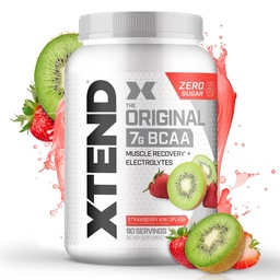Xtend XTEND Original BCAA Powder 7g BCAA i 2.5g L- glutamina, Sugar Free Post Workout Muscle Recovery Drink with Amino Acids for Men & Women, 90 Służenie
