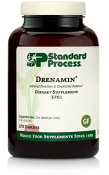 Standardowe procesy Drenamina - Suplement funkcji nadnerczy do zdrowej reakcji na stres - Wspiera zdrową produkcję i metabolizm energii - Bezglutenowy, Non-Dairy & Non-Soy - 270 tabletek (270 Servings)
