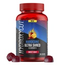Hydroksycut Hardcore Ultra Shred Gummies, Sweet Heat - 99% Stymulant Free - Zawiera Capsaicin & B witaminy - dla kobiet i mężczyzn