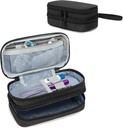 Trunab Przenośna torba podróżna z cotygodniowym Pill Box Organizator 2 razy dziennie, Pill Case for Pills, Witamina, Olej rybny, Suplementy Holder