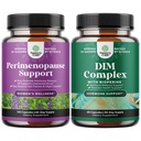Paleta Kompletnego Suplementu Perimenopauzy dla kobiet z Maca Root Vitex Berry & Black Cohosh i Pure DIM Suplement z bioperine - Diindolylometan Testosteron Complex z Broccoli Florets