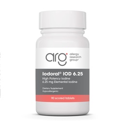 Optimox Iodoral 6,25 mg - Suplementy jodu do wsparcia dla tarczycy, roztwór Lugol, codzienne witaminy i minerały, duże stężenie jodu tabletki - 90 tabletek 1 - opakowanie