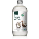 Natural Force Organic MCT Oil - Czysta butelka szklana - Wykonana z 100% oleju kokosowego prasowanego na zimno Virgin + Certified Keto, Paleo, Kosher, Vegan & Non-GMO - Lab Tested for Quality and Pure - 16 unce
