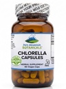 Czysta Góra Botaniki złamane ściany komórek Kapsułki - 90 Kosher Vegan Czapki Teraz z 500mg Organic Chlorella Proszek