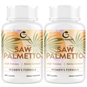 Saw Palmetto for Women Hair Loss - Blocker DHT z 5- in-1 Mieszanka do wzrostu włosów, skóry i paznokci, Wellness moczu - Dodatkowa siła Piła Palmetto Suplement - 180 Kapsułki