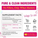 Liquid Collagen & Biotin, 2 Fl Oz (Opakowanie po 2), 40000 µg na paznokcie ze skóry włosa, witamina B7 Zhydrolizowane Kolagen Peptydy Suplement dla kobiet, Bioactive Form, Cukier wolny, Malina Flavor