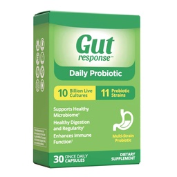 Codziennie Probiotyk dla mężczyzn i kobiet, Slows Digestive Starzenie, Wzmacnia system immunologiczny, Zmniejsza Bloating, Non-GMO, Gluten Free & Soy Free, 10 Miliard CFU, 30 Kapsułki
