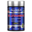 ALLMAX Essentials GLUTAMINA - 100 g Proszek - Fermentation- derived glutamina - Zwiększa odzysk i wspomaga system immunologiczny - Gluten Free & Vegan - 20 Służenie