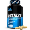 EVL Kompletny booster testosteronu dla mężczyzn - Post Workout Recovery Testosteron Suplement z DIM Plus D Kwas asparaginowy i Tribulus - EVLTest Estrogen Blocker dla mężczyzn Post Workout Suplement