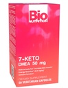 Bio Nutrition 7- Keto 50 Kapsułki wegetariańskie 124; DHEA 50 mg 124; Promotuje silne immunologiczne zdrowie 124; Energia & Stamina