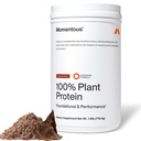 Momentous Vegan Protein Powder - 20 g Białko oparte na plancie - NSF Certified for Sport - Glutent-Free - Non-GMO - 22 Słupki do codziennego użytku - Czekolada