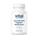 Vital Nutrigents Saw Palmetto with Pygeum & Nettle Root - Vegan Saw Palmetto for Men Wspiera zdrową funkcję prostaty * - Gluten, Dairy, Soy Free - 60 kapsułki